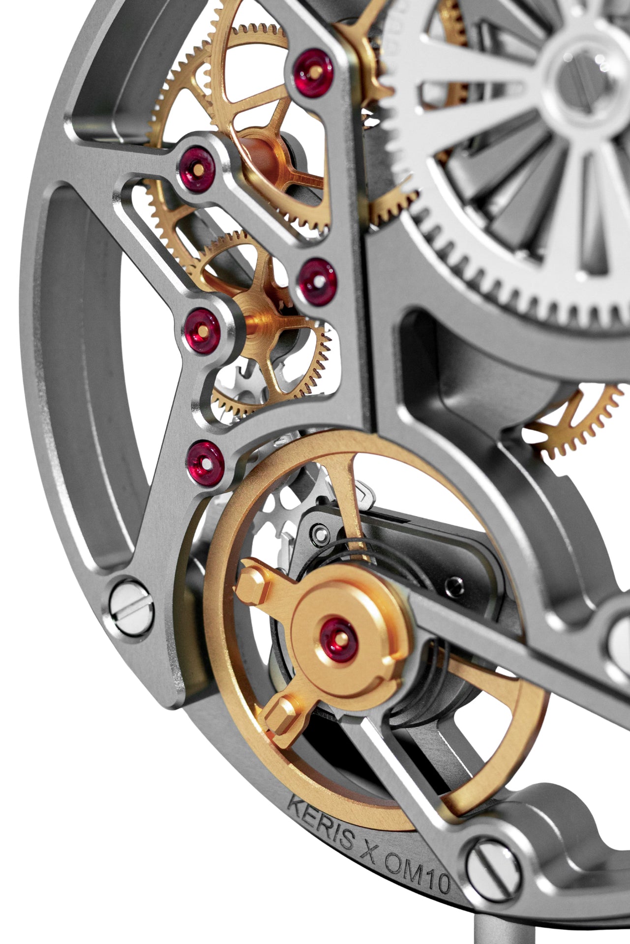 MECA Rhodium — Escapement detail